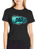 Dad Est. 2024 Black T-Shirt