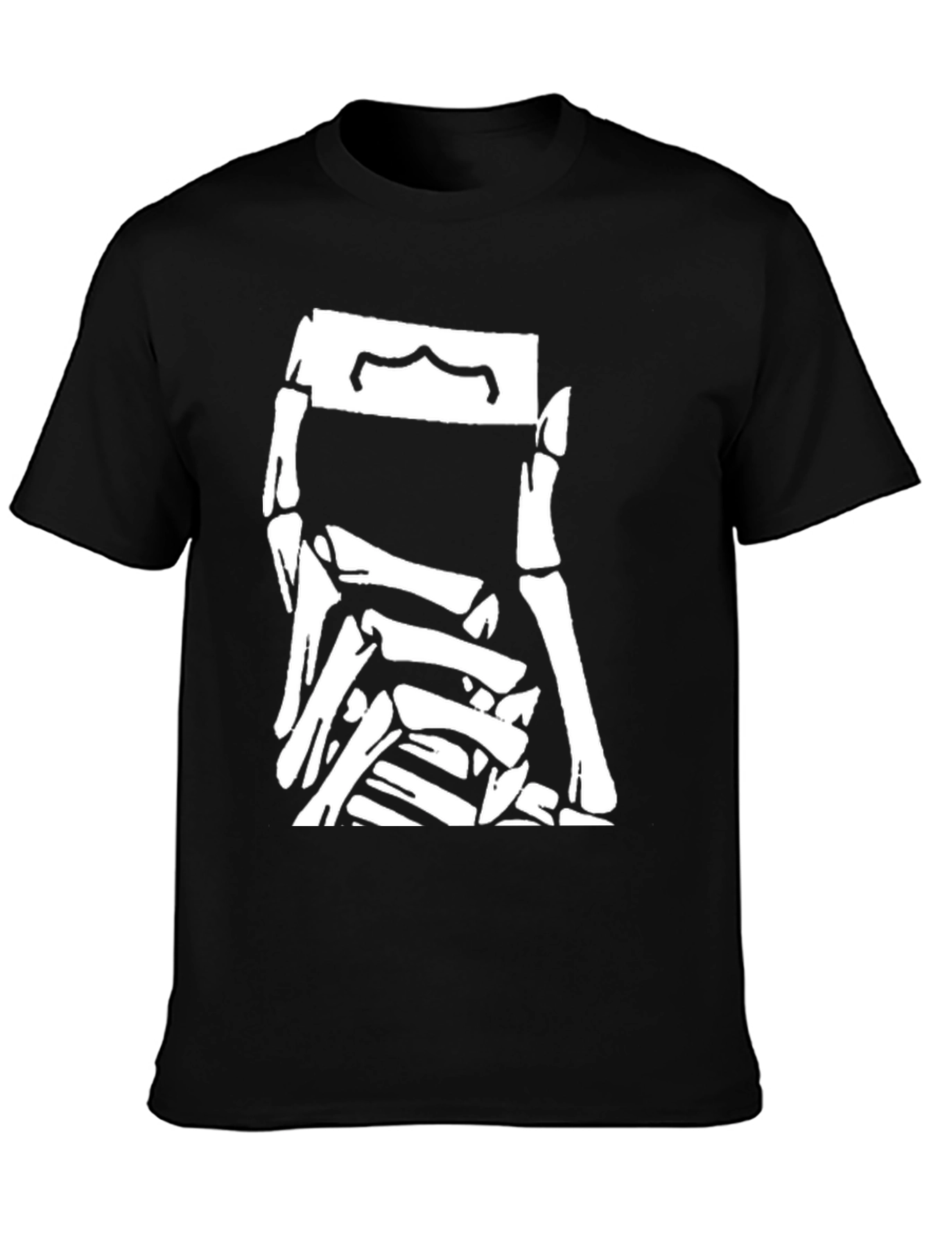 Skeleton Pile Graphic Tee - Black