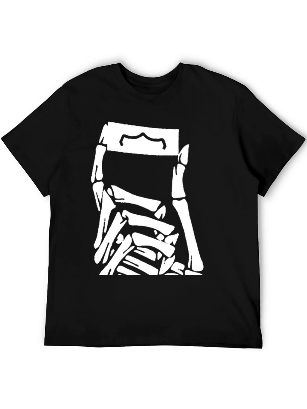 Skeleton Pile Graphic Tee - Black