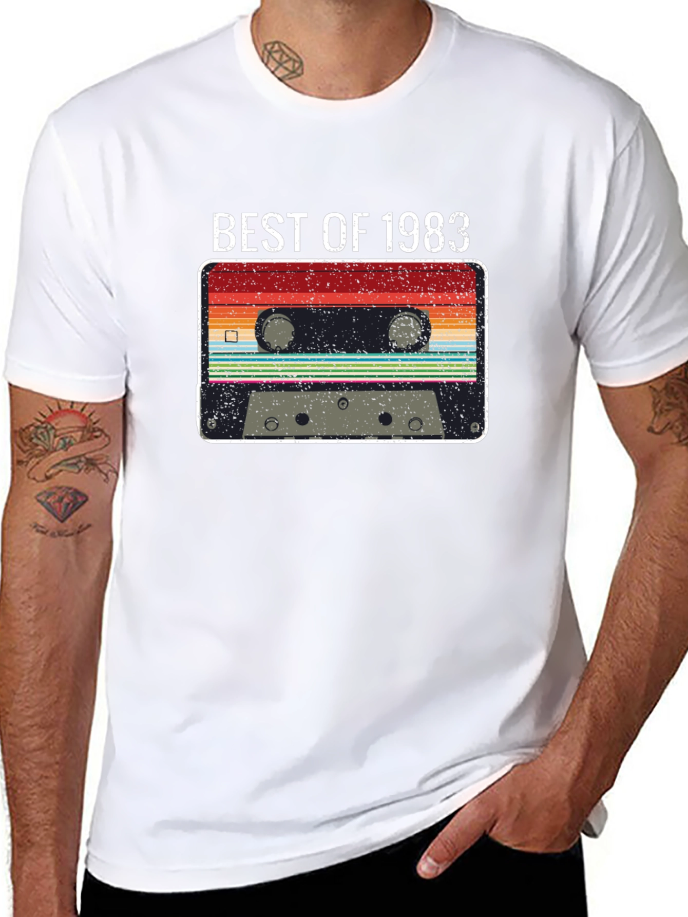 Best of 1983 Cassette Tape Graphic T-Shirt