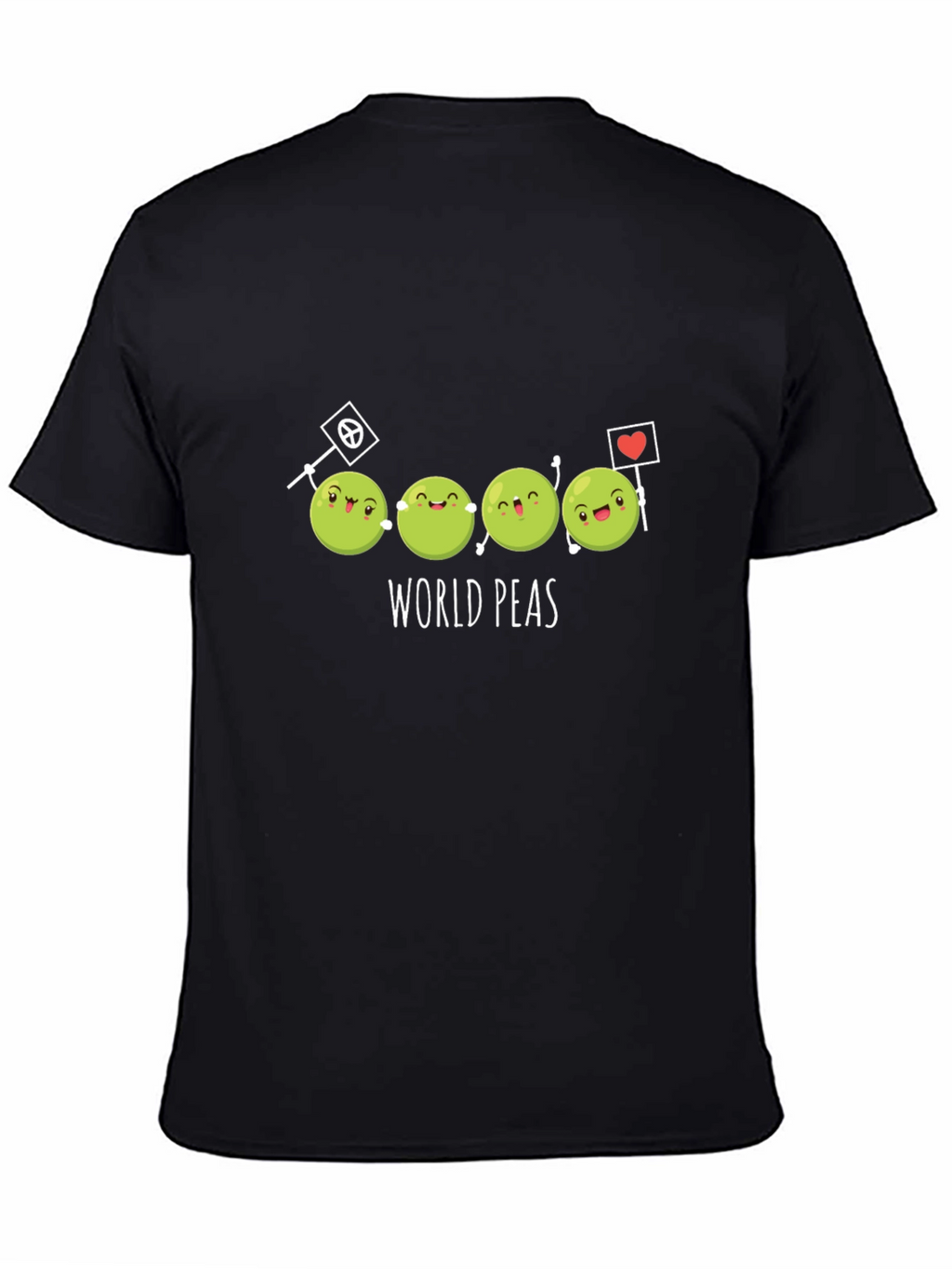 World Peas T-Shirt - Funny Cartoon Graphic Tee