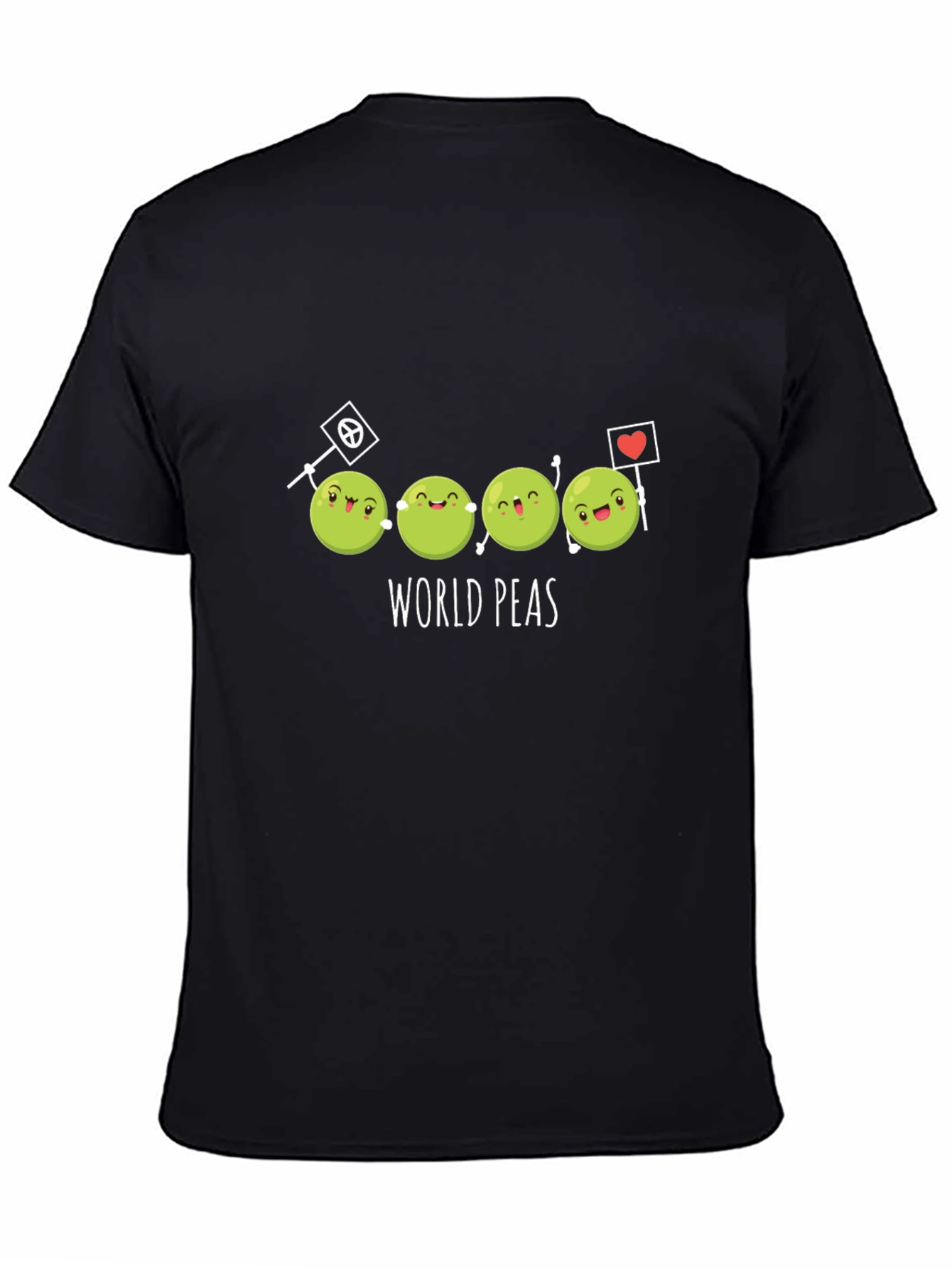 World Peas T-Shirt - Funny Cartoon Graphic Tee