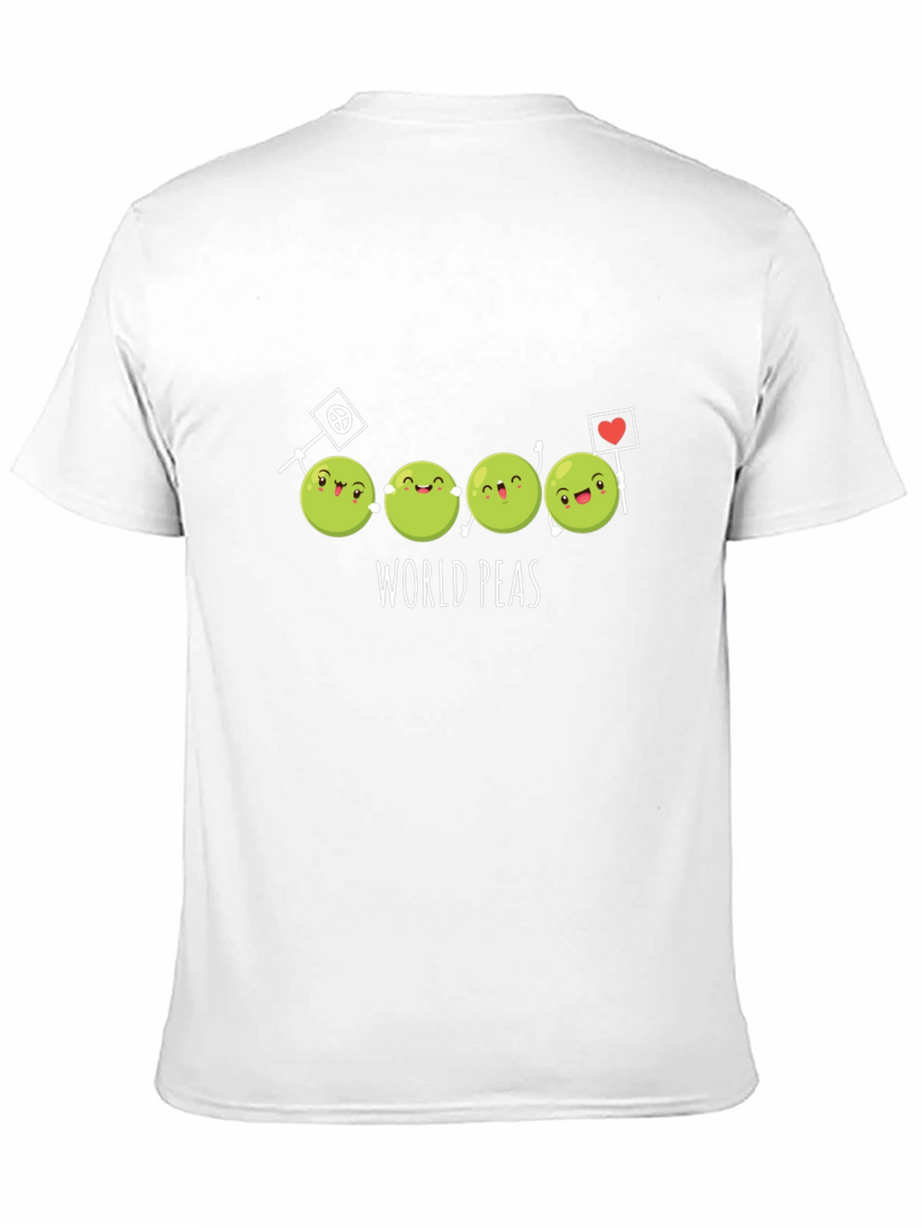 World Peas T-Shirt - Funny Cartoon Graphic Tee