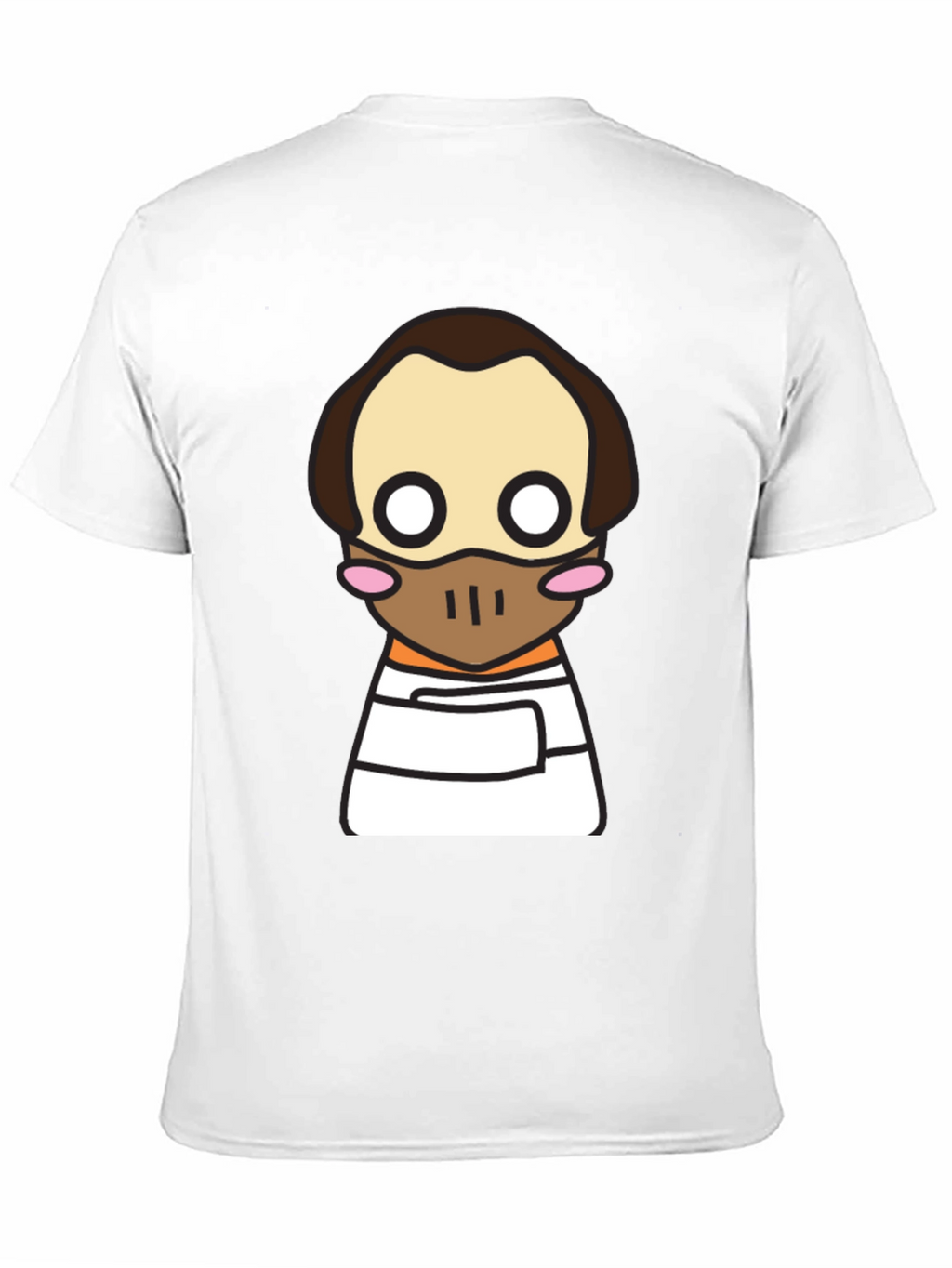 Hannibal Lecter Kawaii T-Shirt - Black Graphic Tee