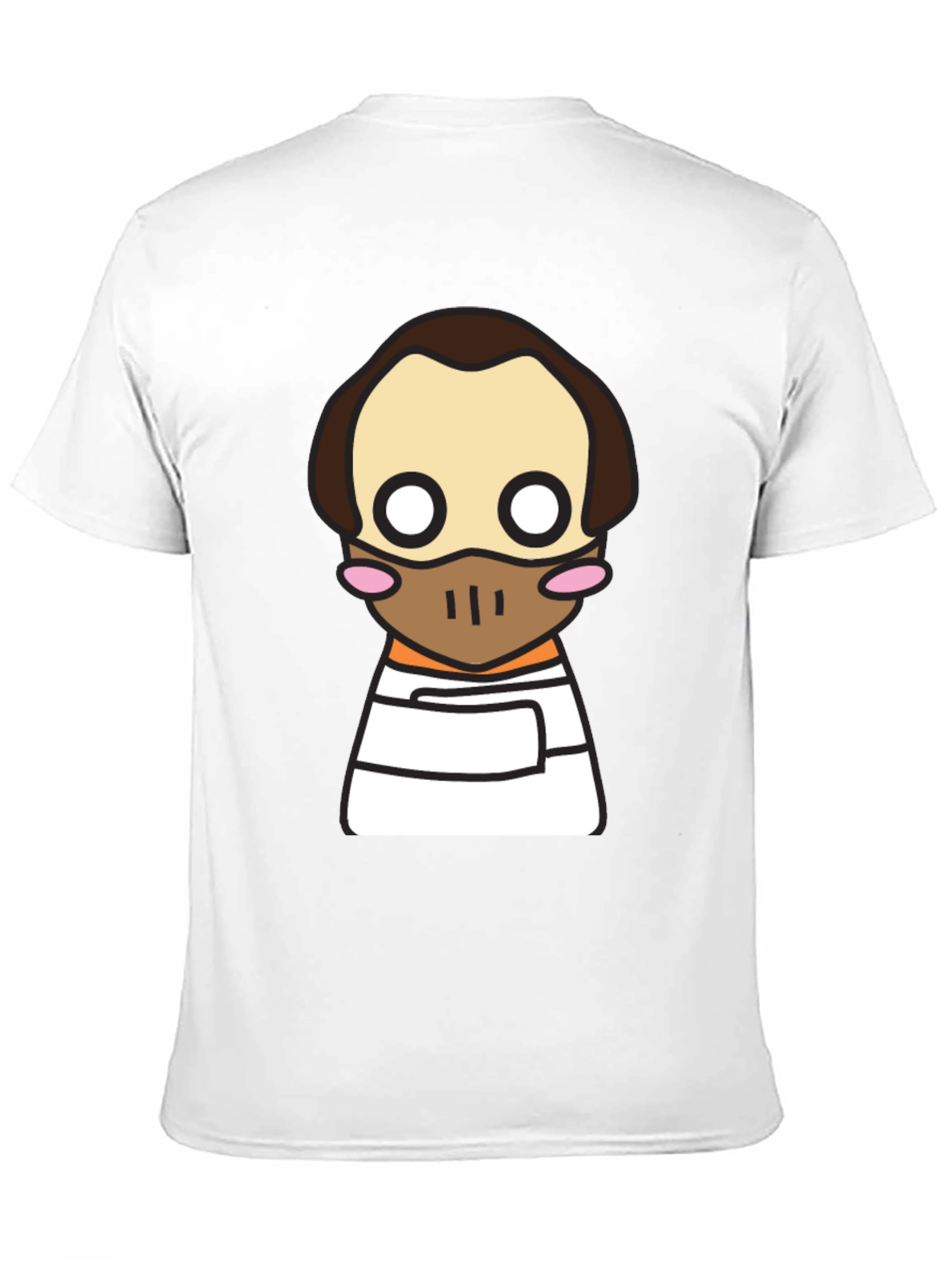 Hannibal Lecter Kawaii T-Shirt - Black Graphic Tee