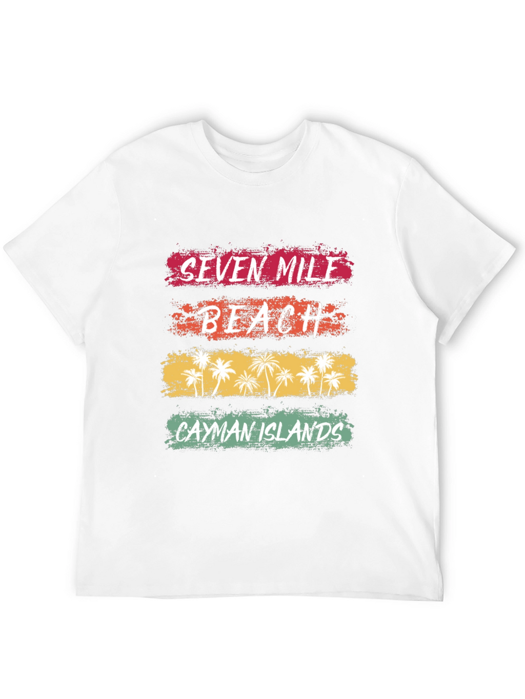 Seven Mile Beach Cayman Islands Graphic Tee