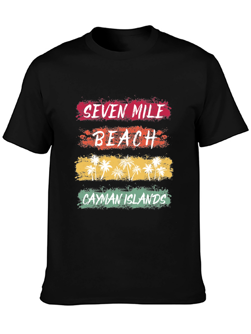 Seven Mile Beach Cayman Islands Graphic Tee