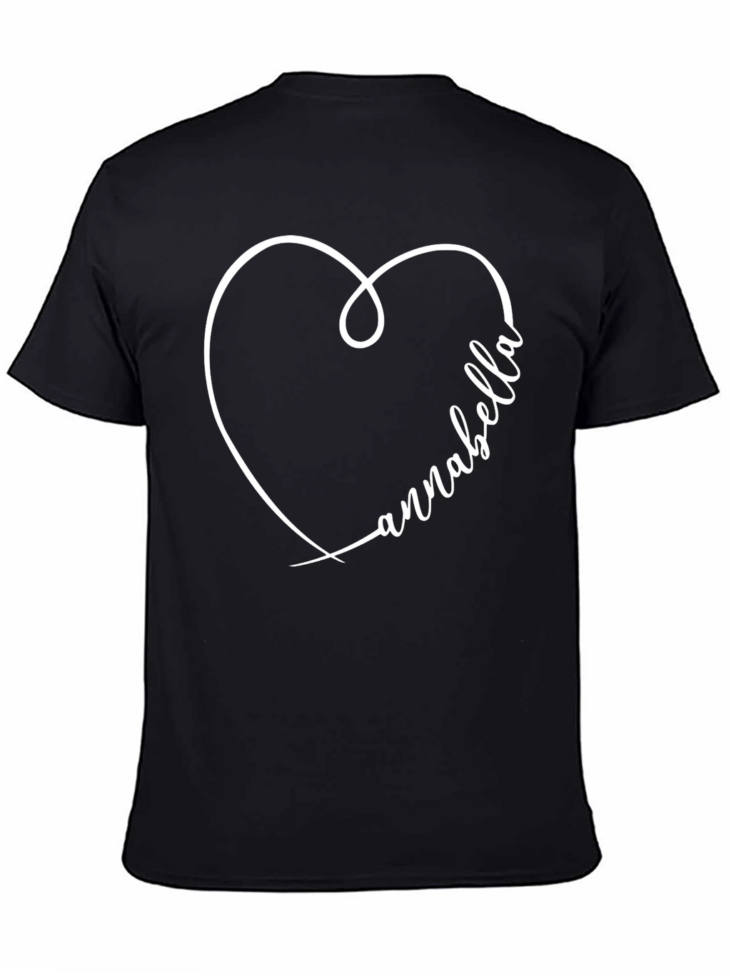 Annabelle Heart Graphic Black T-Shirt