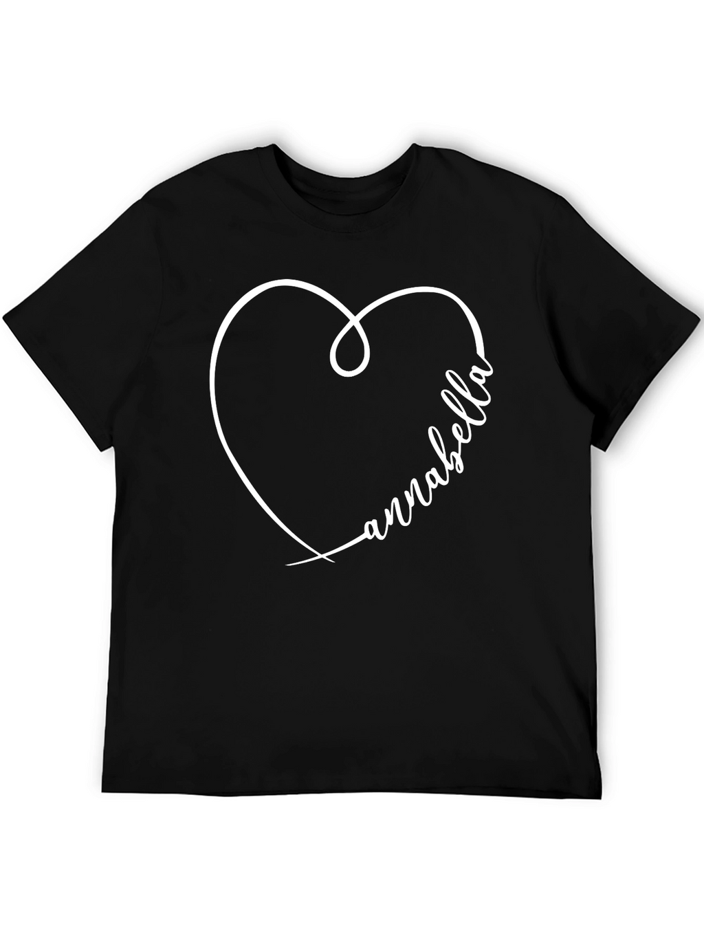 Annabelle Heart Graphic Black T-Shirt