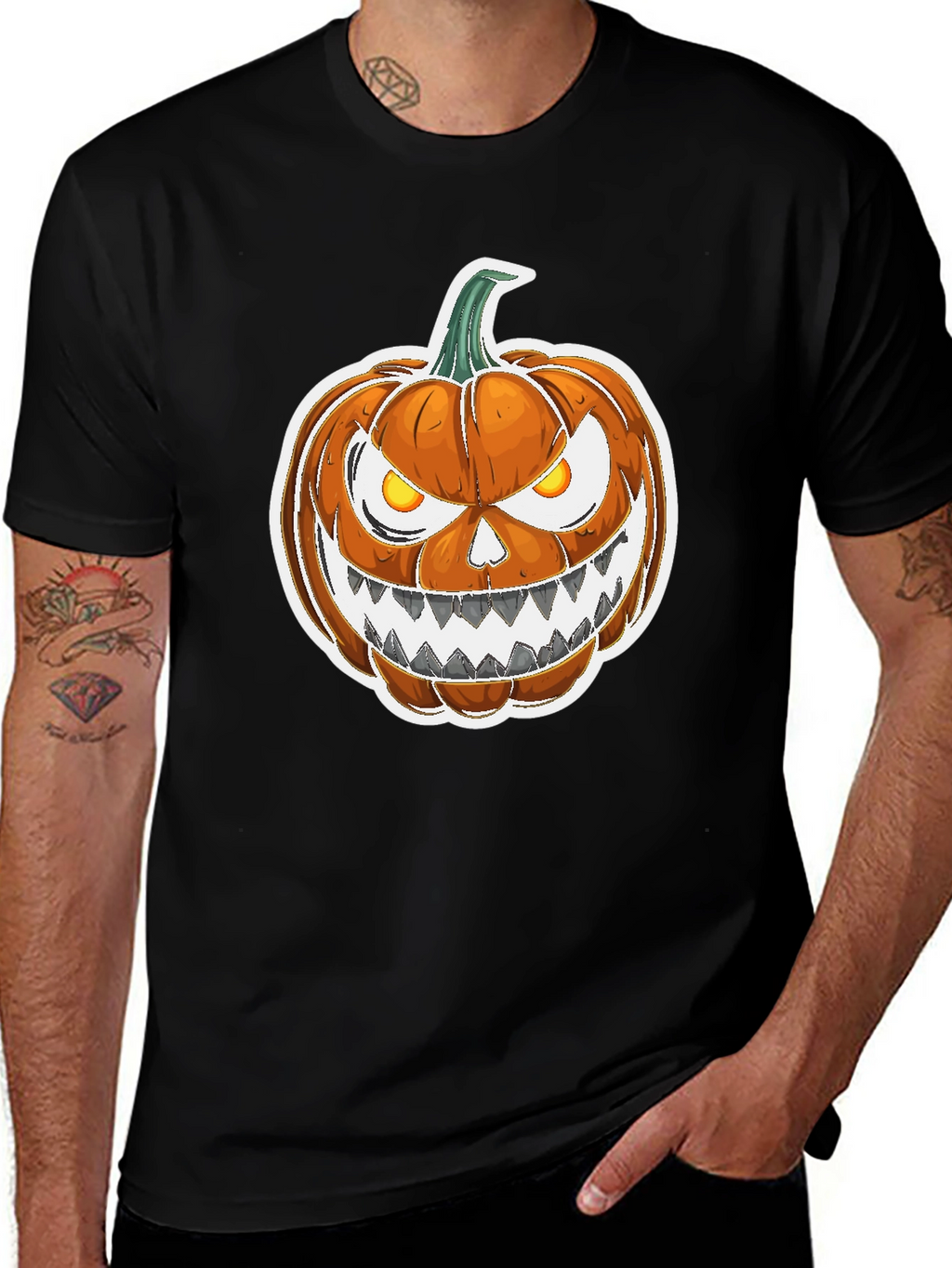 Halloween Pumpkin Graphic Tee