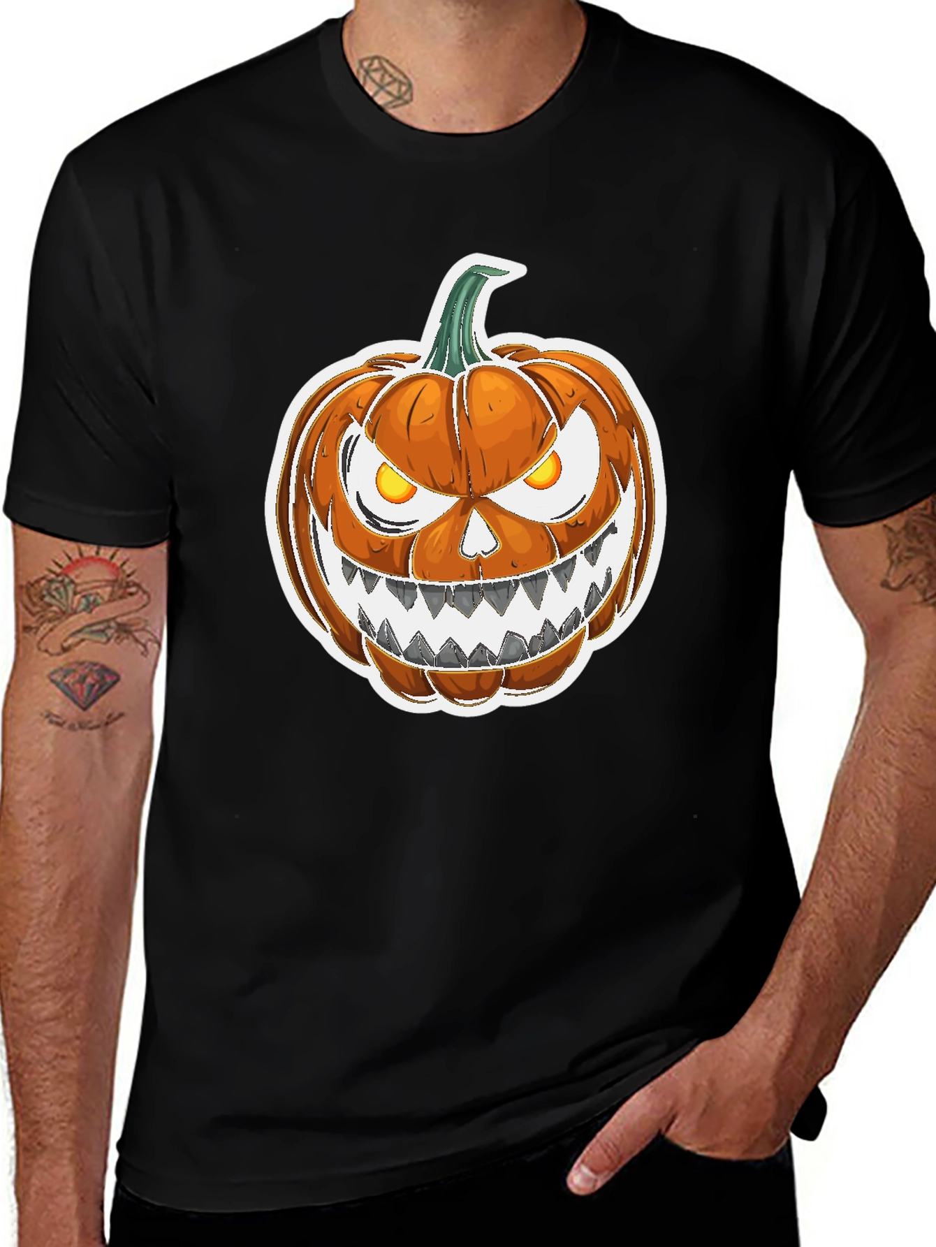 Halloween Pumpkin Graphic Tee