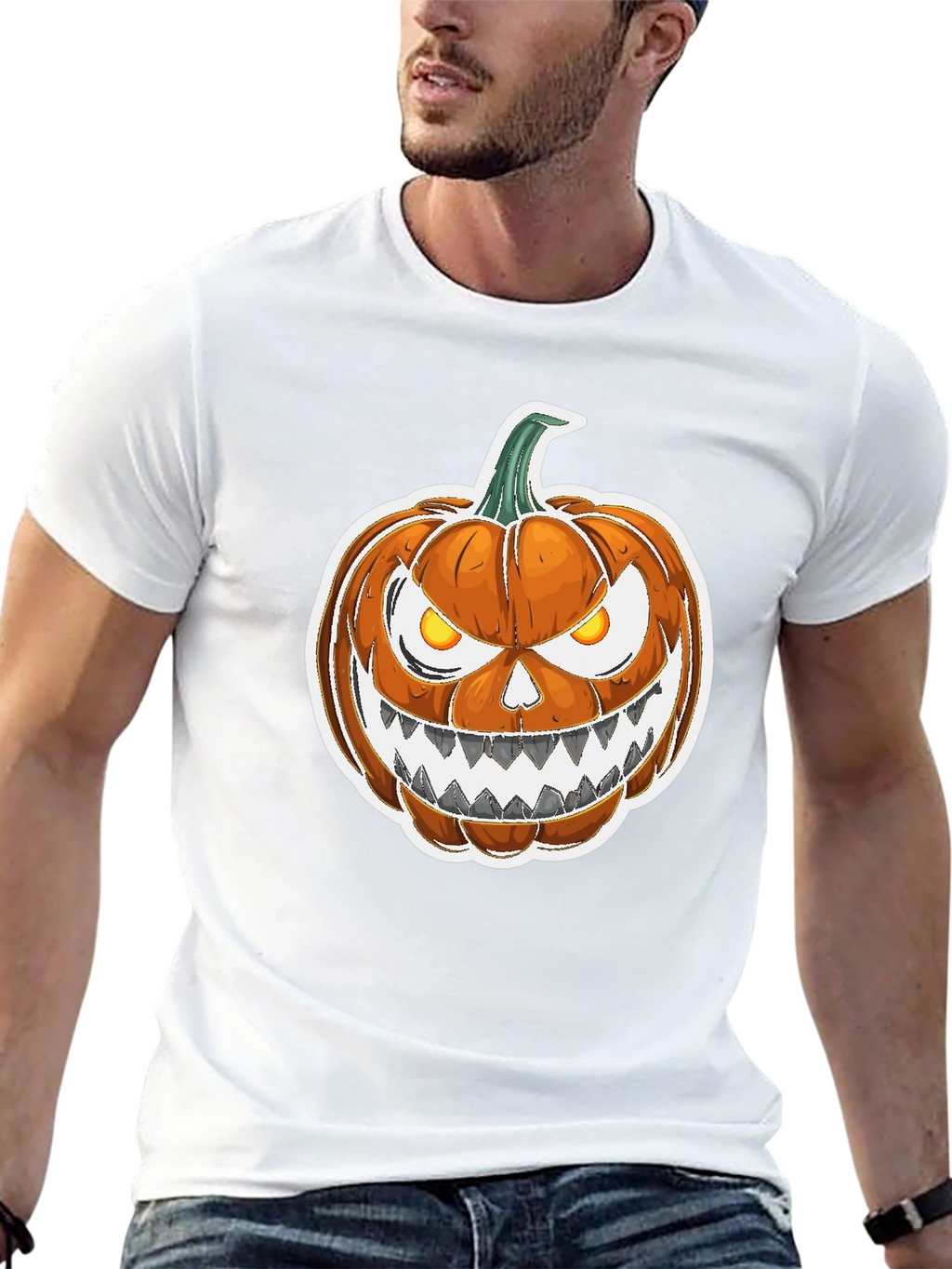 Halloween Pumpkin Graphic Tee