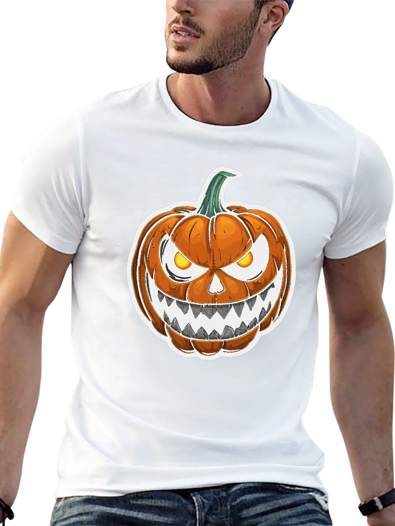 Halloween Pumpkin Graphic Tee