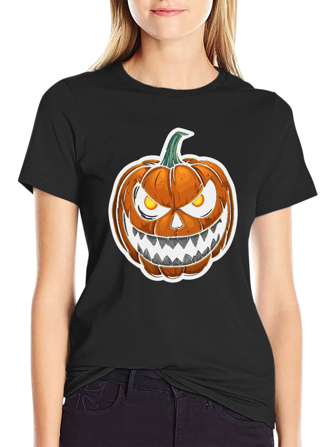 Halloween Pumpkin Graphic Tee