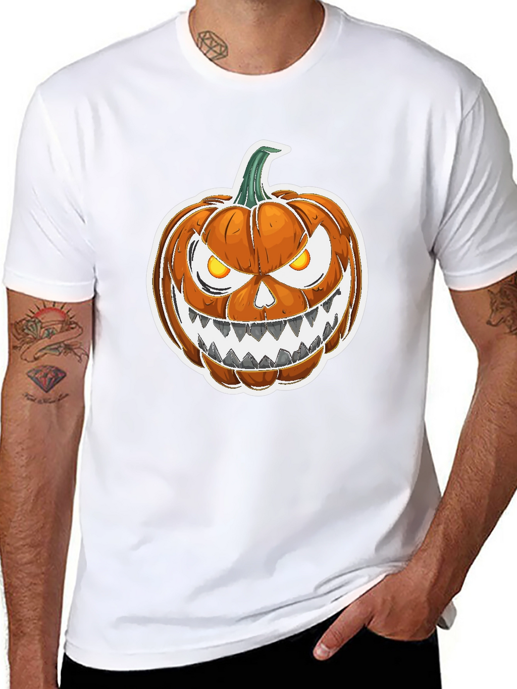 Halloween Pumpkin Graphic Tee