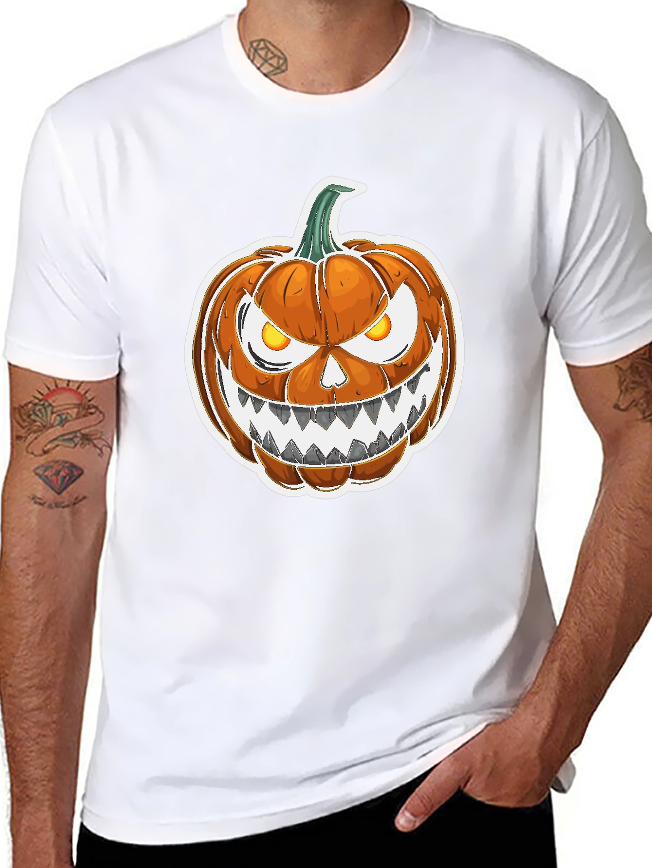 Halloween Pumpkin Graphic Tee