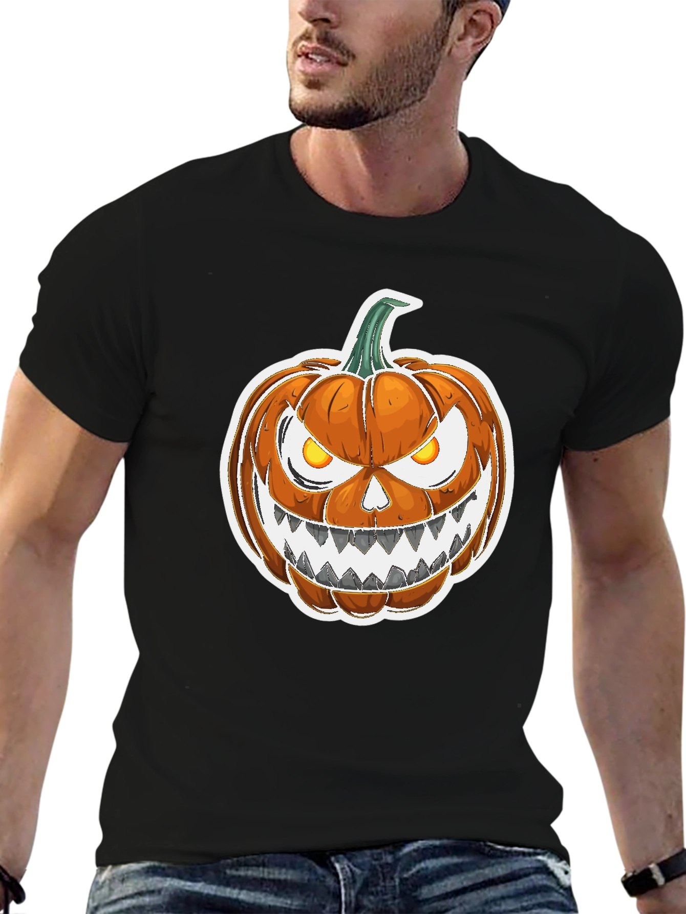 Halloween Pumpkin Graphic Tee
