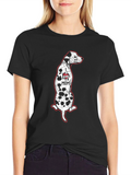 I Love Mom Dalmatian Dog Graphic Tee
