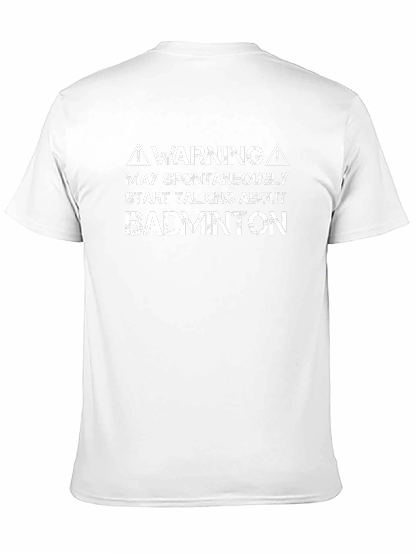 Warning: Badminton T-Shirt - Funny Badminton Gift