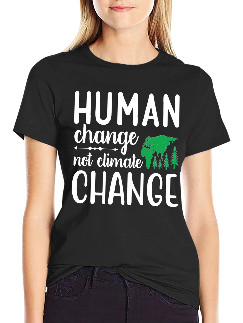 Human Change Tee: Eco-Friendly Activism