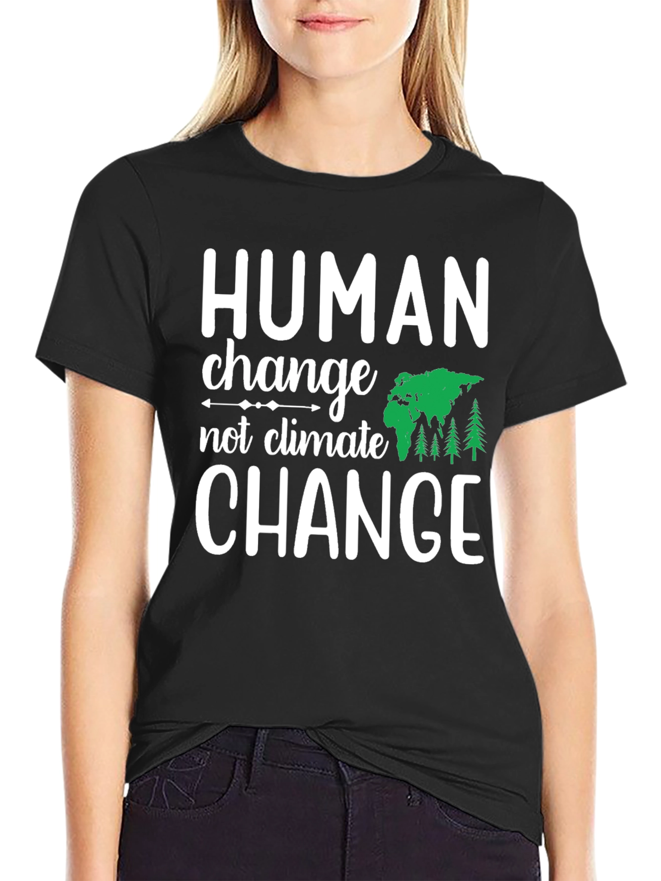 Human Change Tee: Eco-Friendly Activism