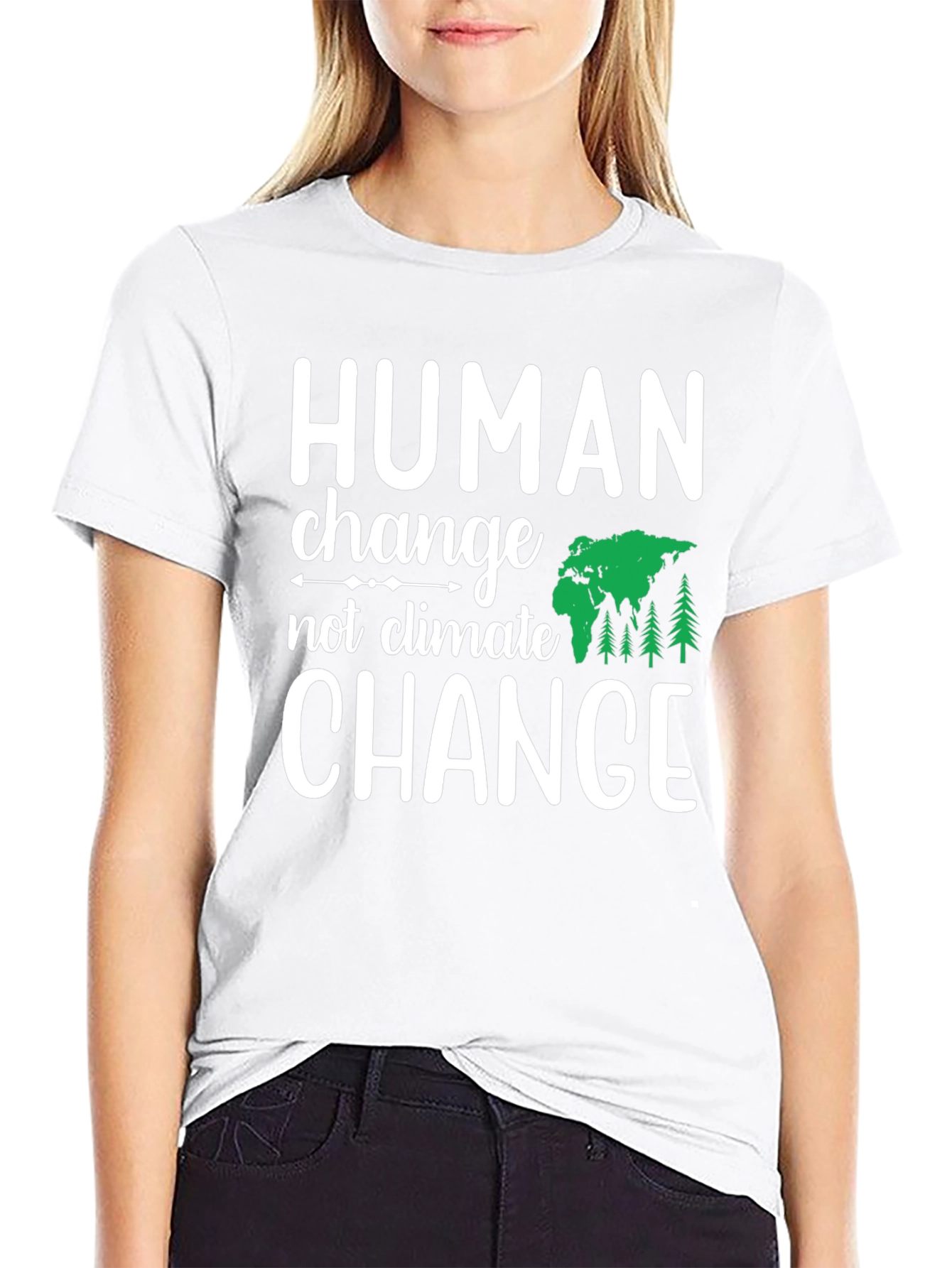 Human Change Tee: Eco-Friendly Activism