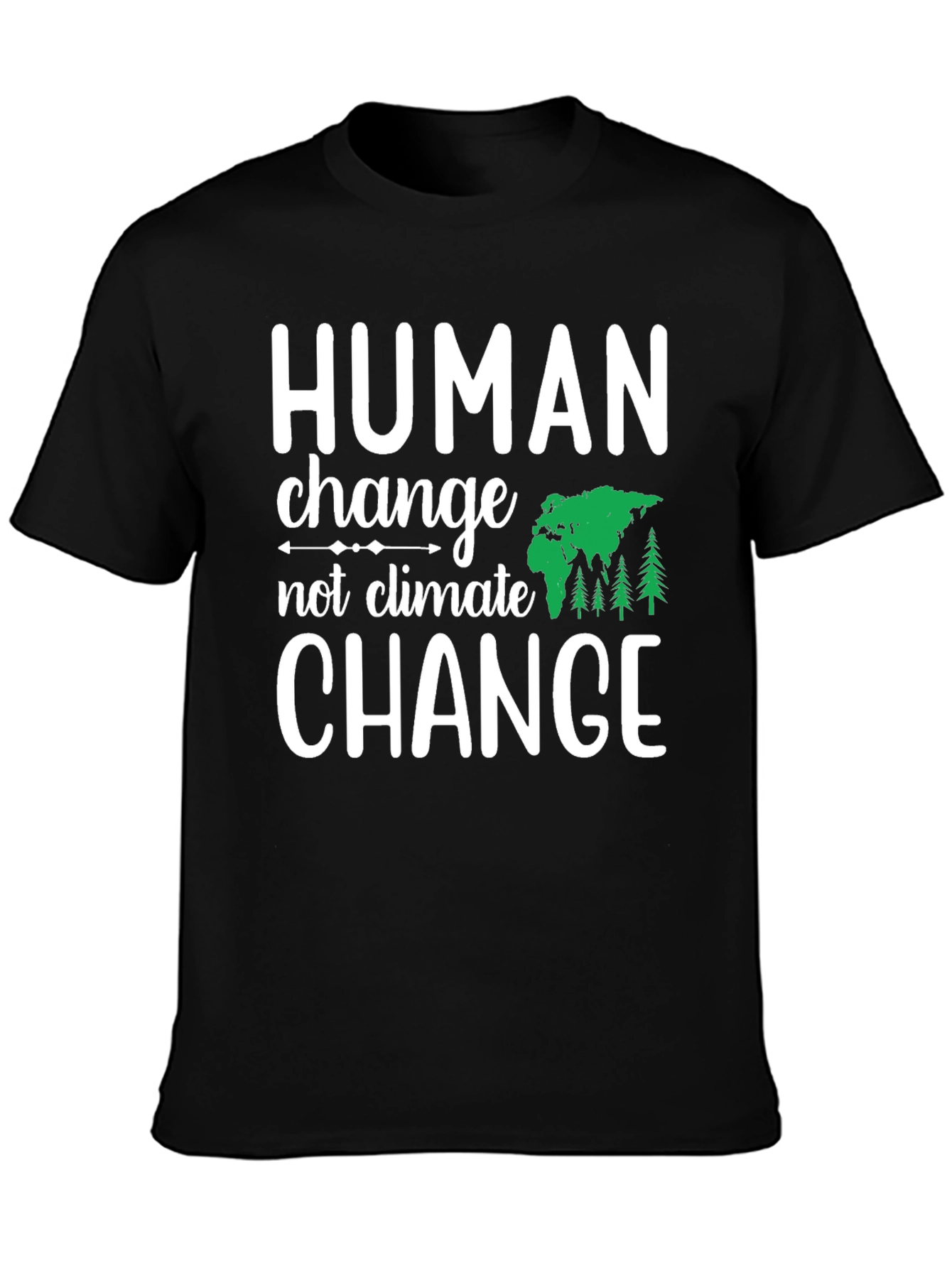 Human Change Tee: Eco-Friendly Activism