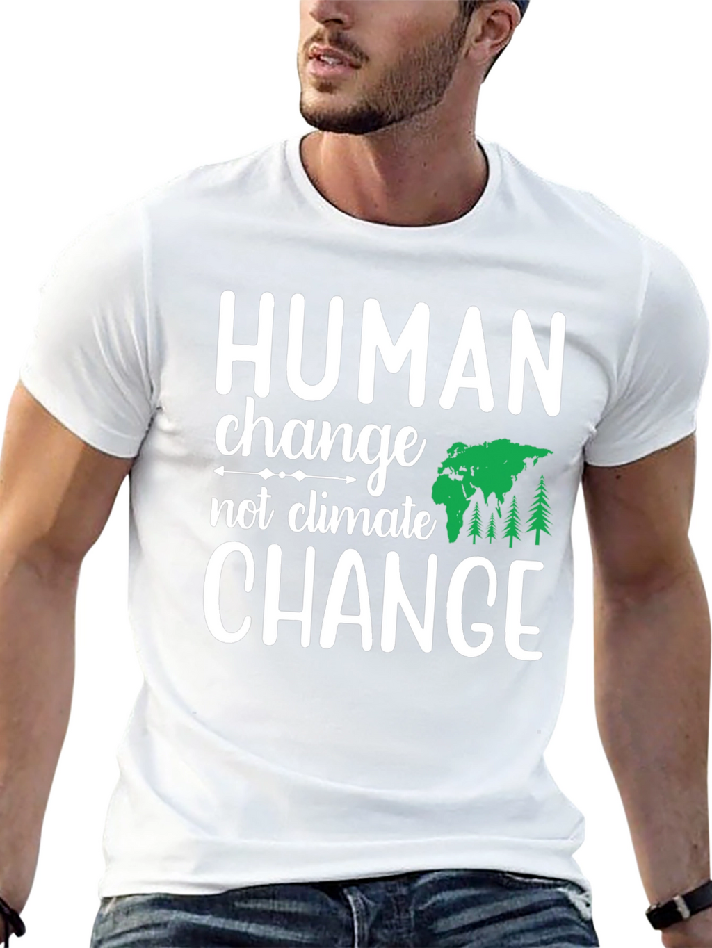 Human Change Tee: Eco-Friendly Activism