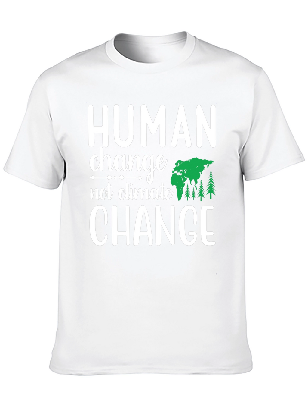 Human Change Tee: Eco-Friendly Activism
