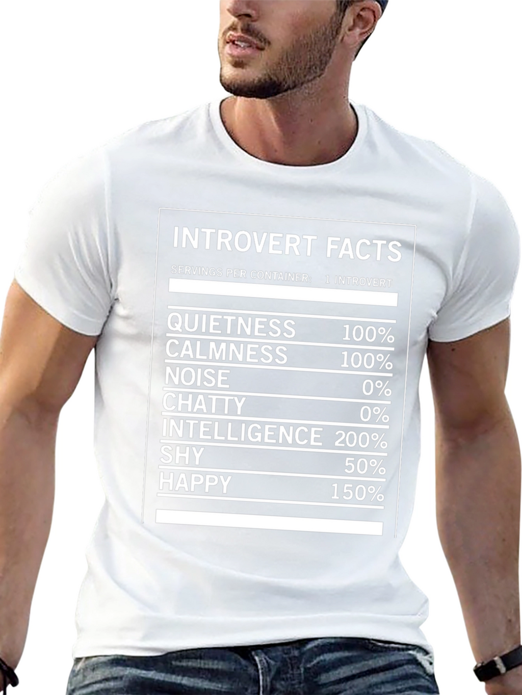 Introvert Facts Graphic Novelty T-Shirt