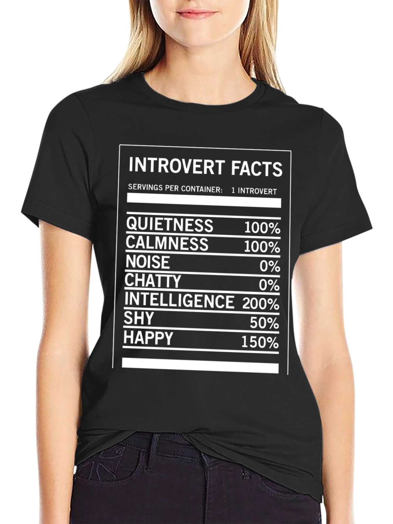 Introvert Facts Graphic Novelty T-Shirt