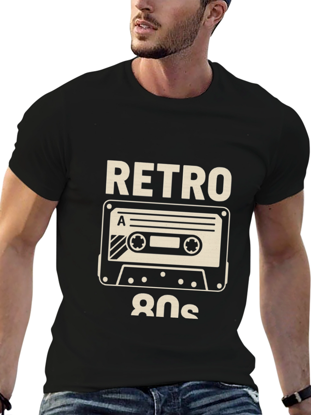 Retro 80s Cassette Graphic T-Shirt