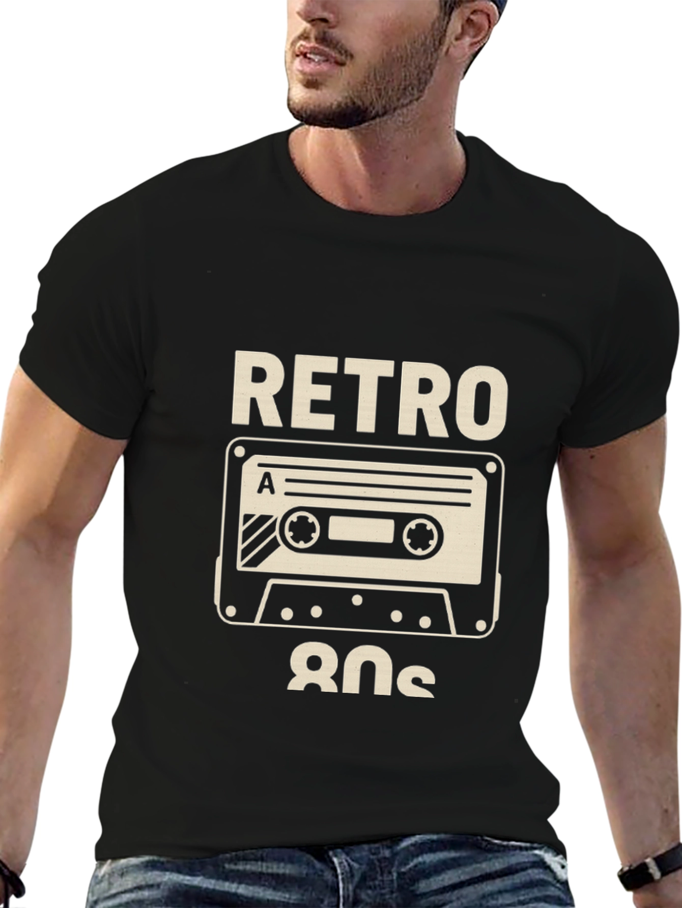 Retro 80s Cassette Graphic T-Shirt