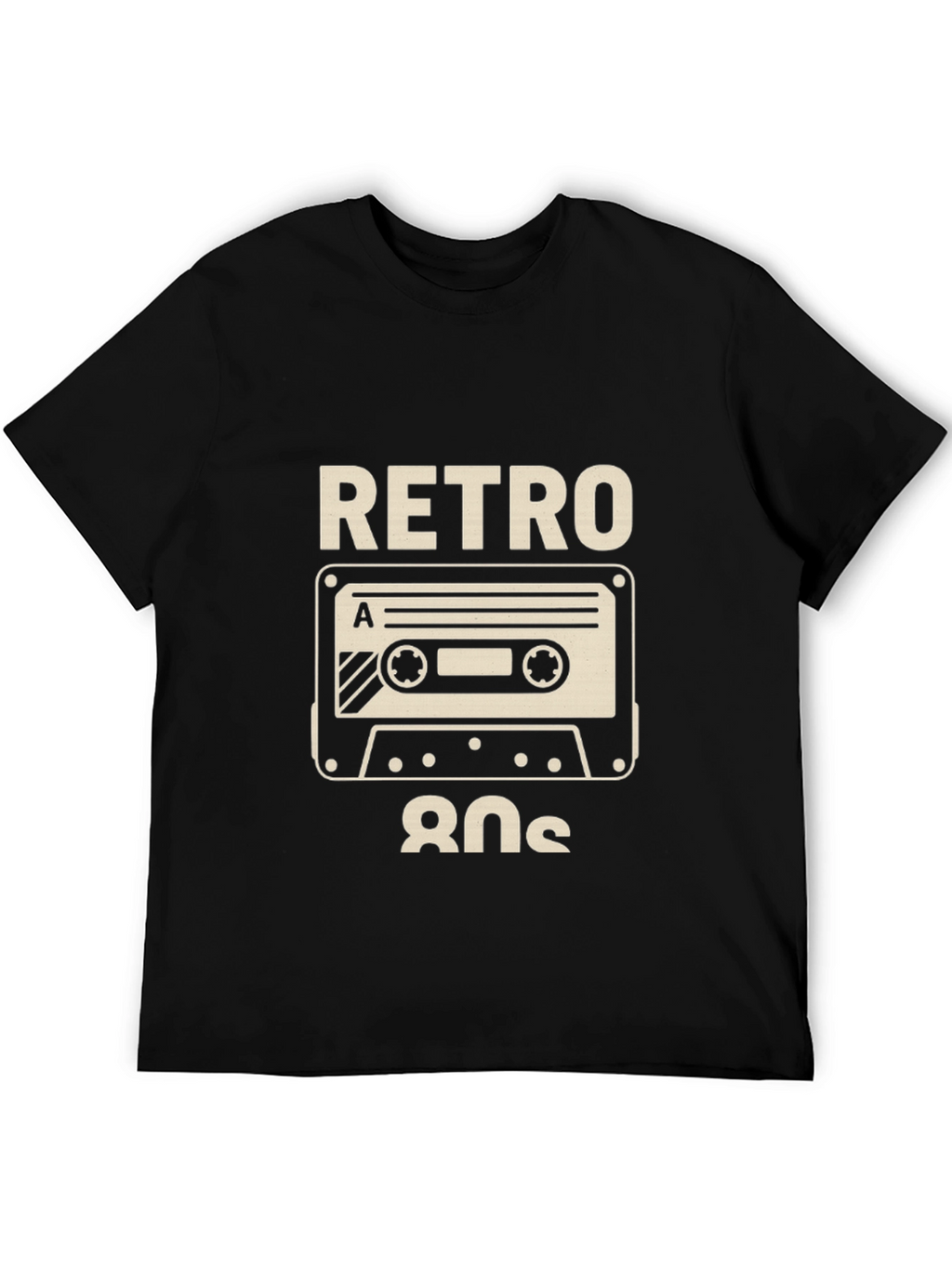 Retro 80s Cassette Graphic T-Shirt