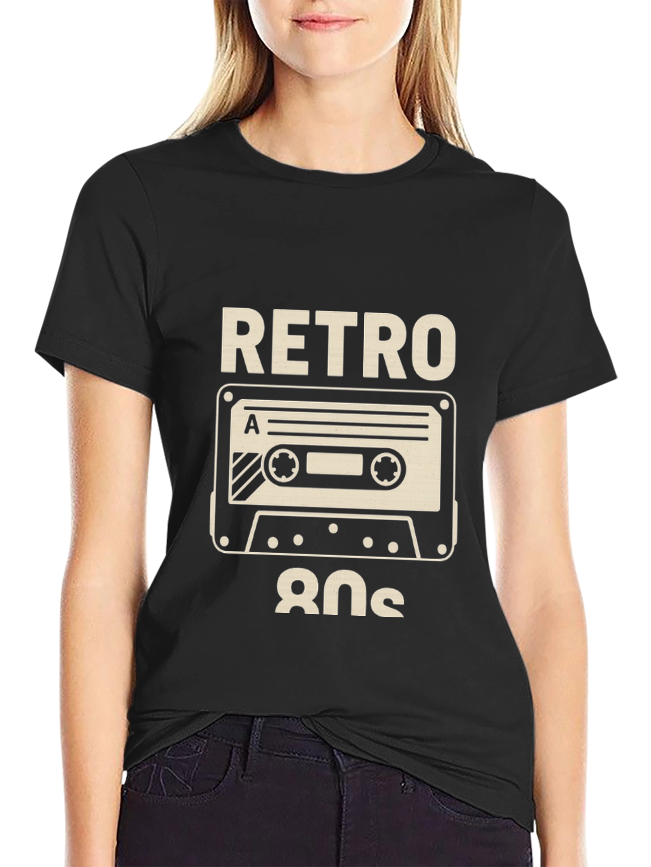 Retro 80s Cassette Graphic T-Shirt