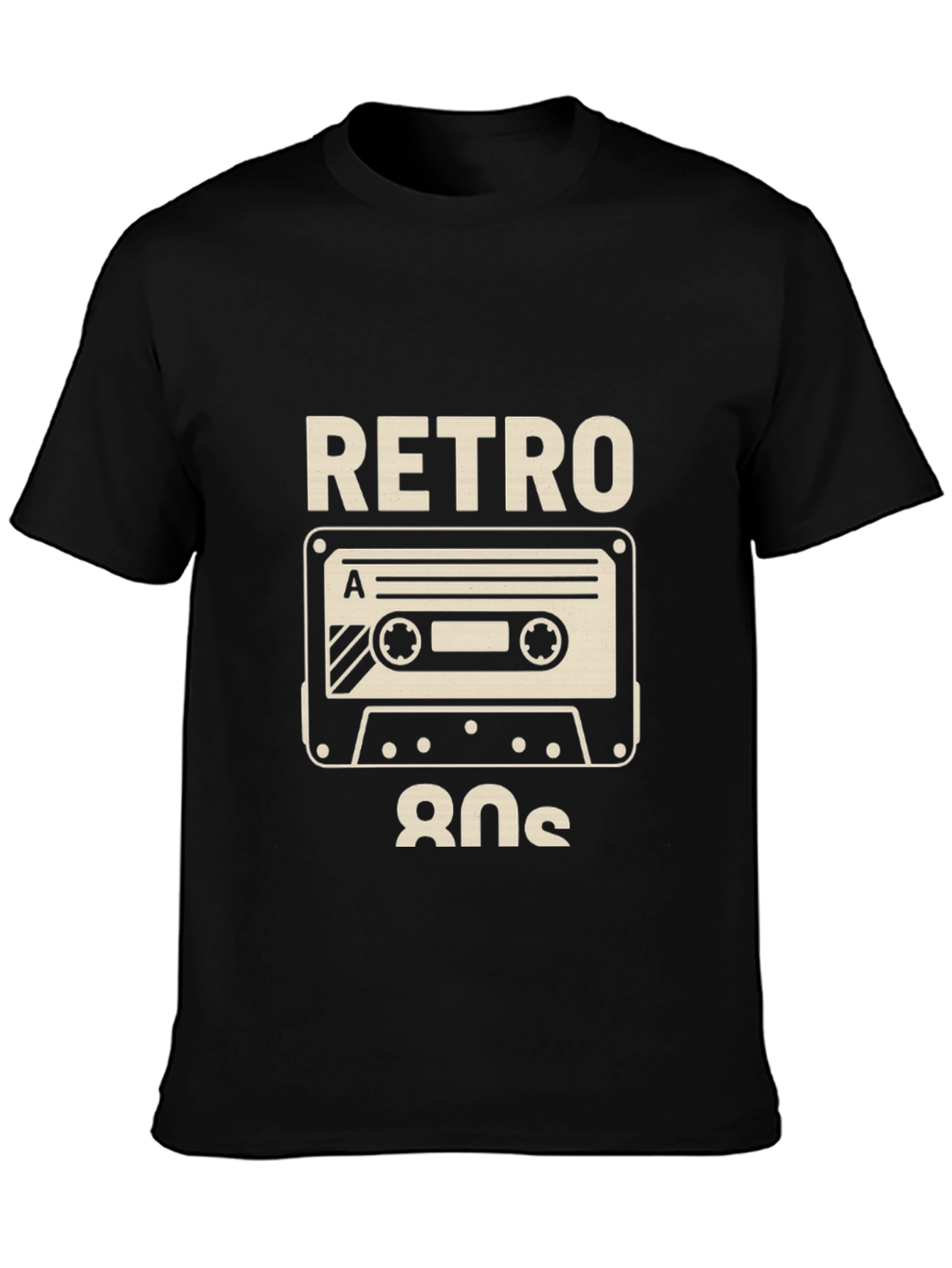 Retro 80s Cassette Graphic T-Shirt