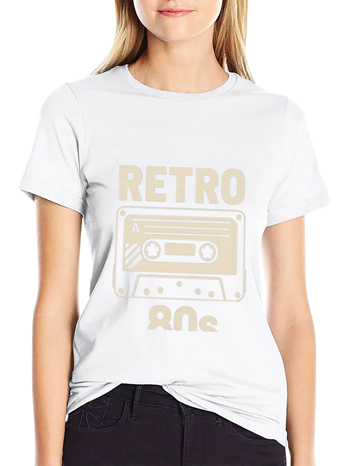 Retro 80s Cassette Graphic T-Shirt