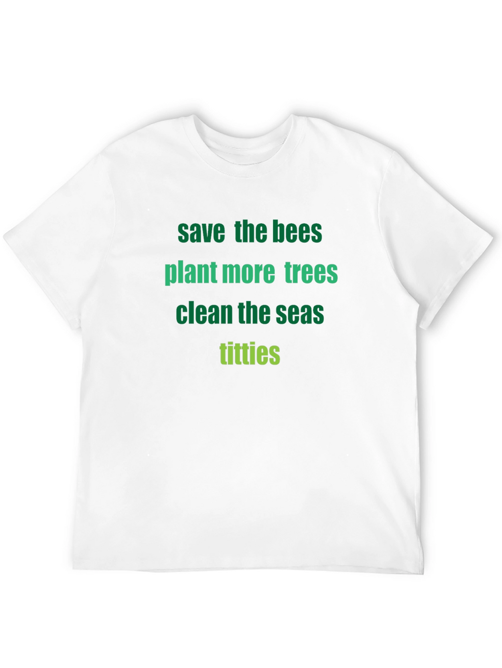 Save the Bees Graphic Print T-Shirt
