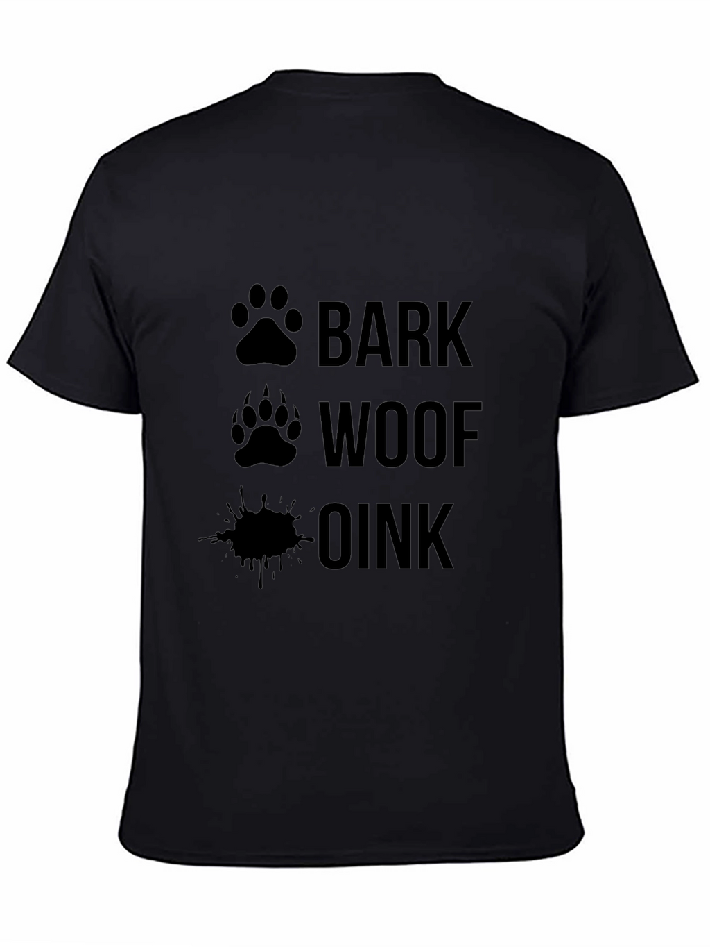 Bark Woof Oink T-Shirt Funny Animal Sounds Tee