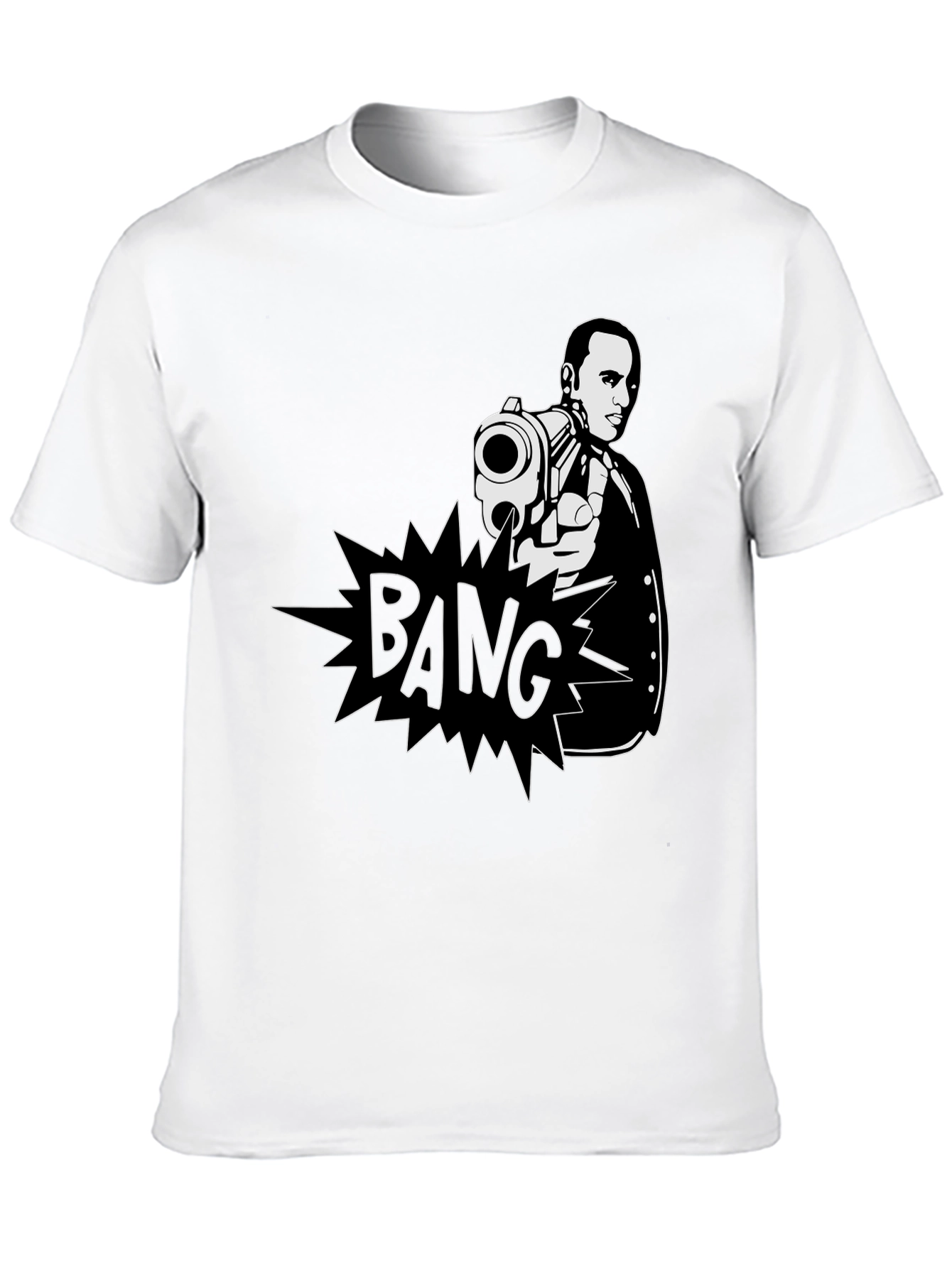 BANG! Graphic Tee - Cool Crime Movie Inspired Shirt