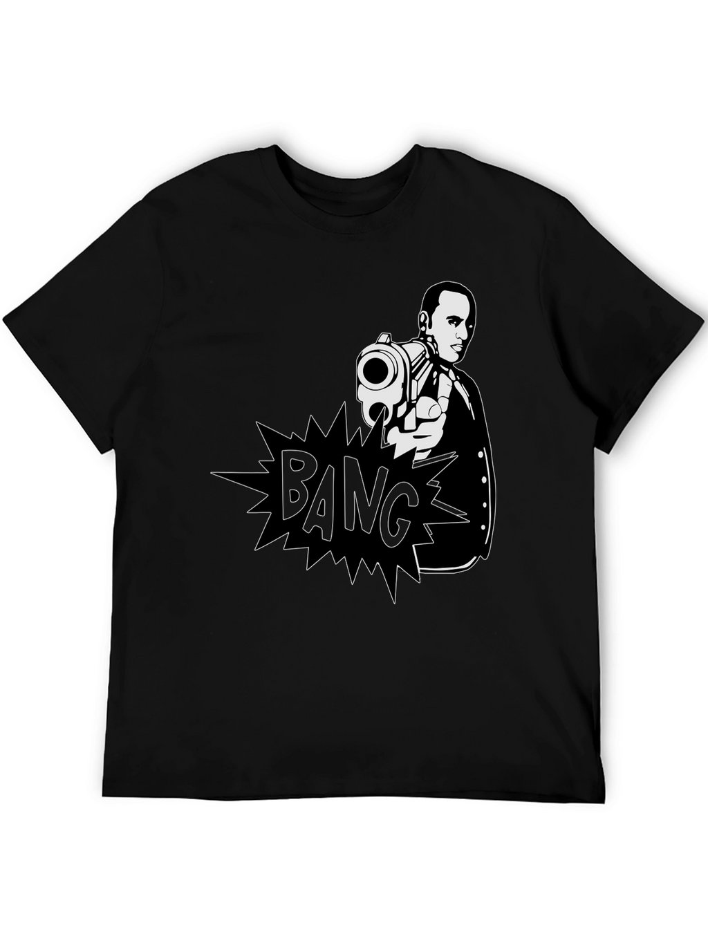 BANG! Graphic Tee - Cool Crime Movie Inspired Shirt