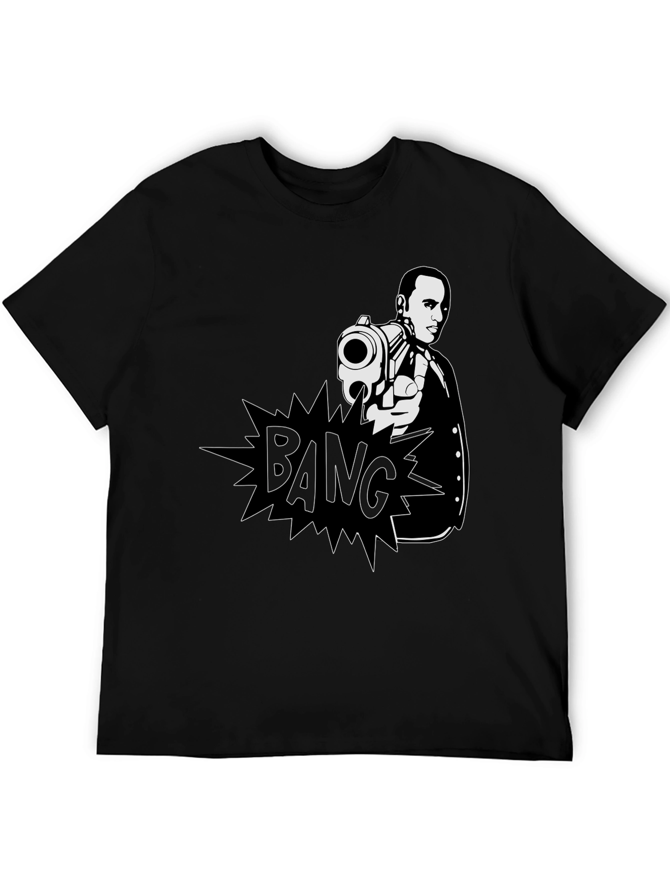 BANG! Graphic Tee - Cool Crime Movie Inspired Shirt