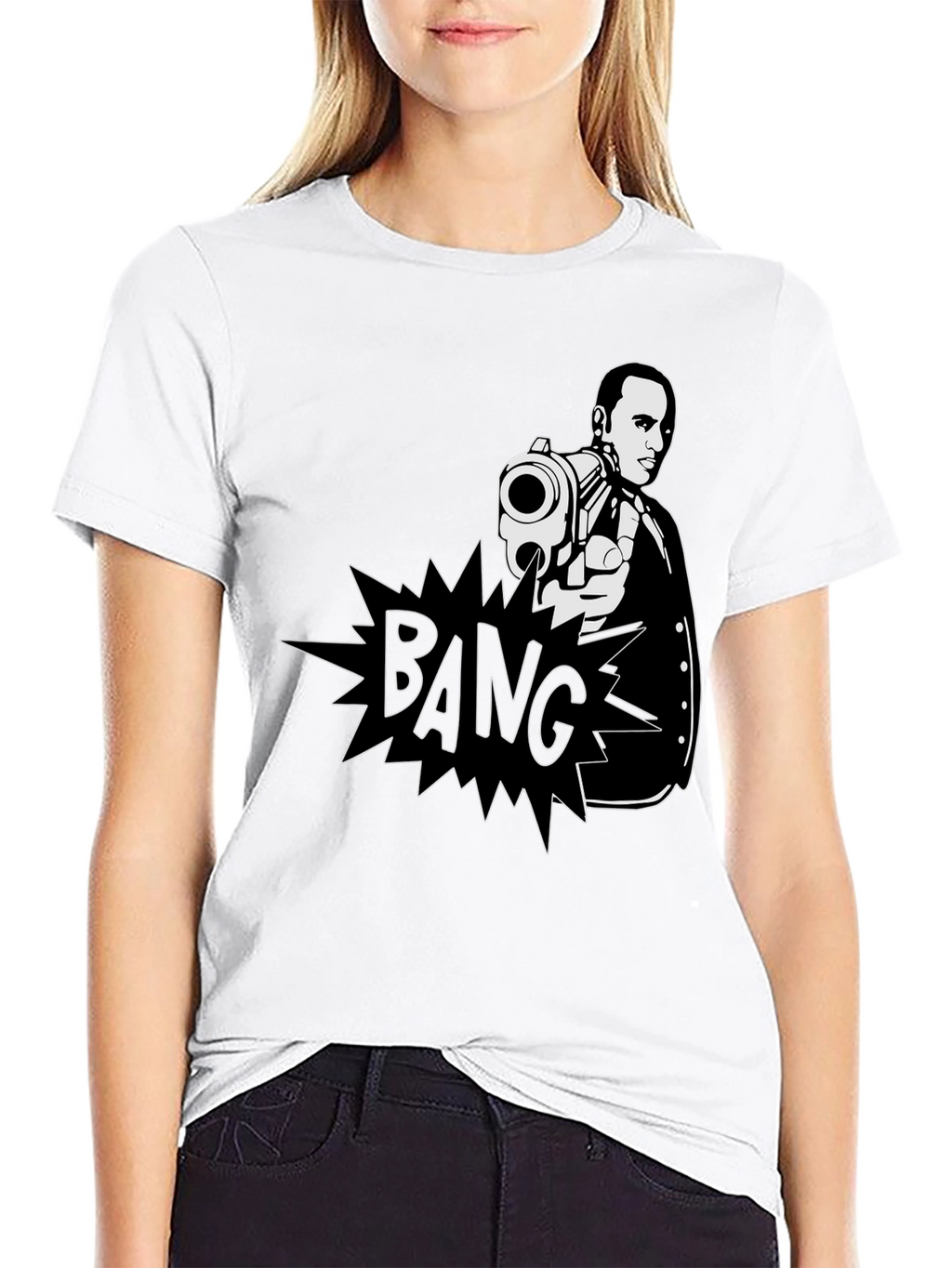 BANG! Graphic Tee - Cool Crime Movie Inspired Shirt