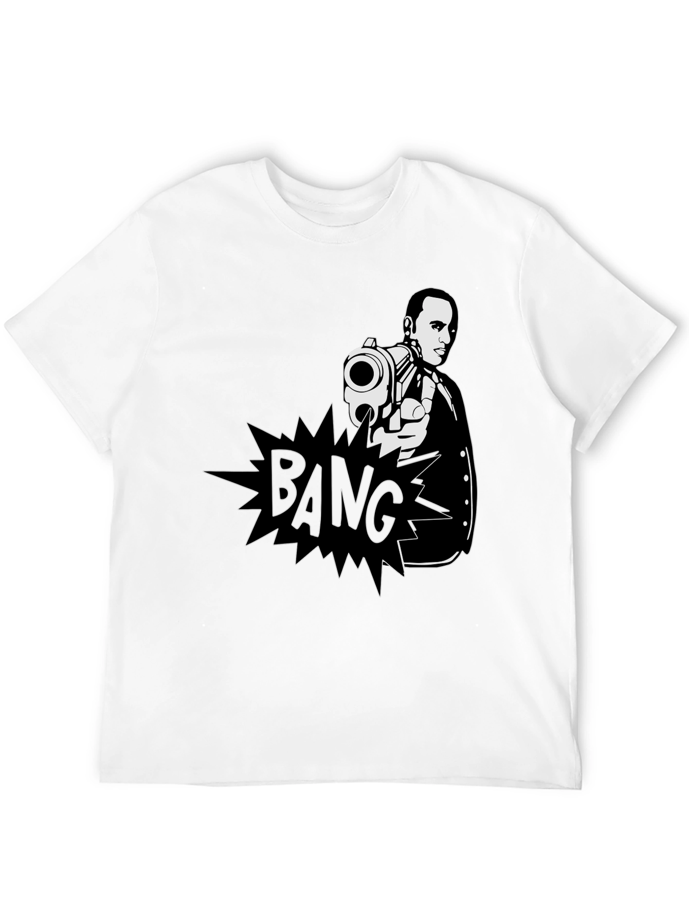 BANG! Graphic Tee - Cool Crime Movie Inspired Shirt