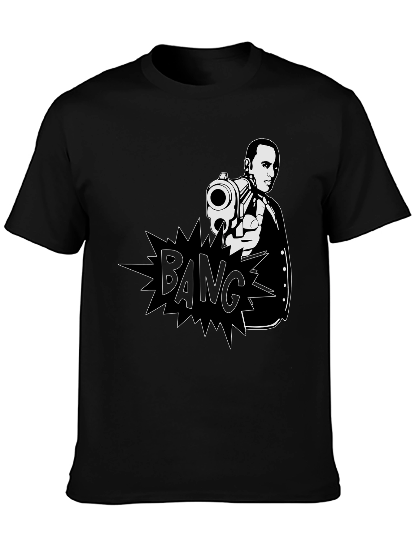 BANG! Graphic Tee - Cool Crime Movie Inspired Shirt