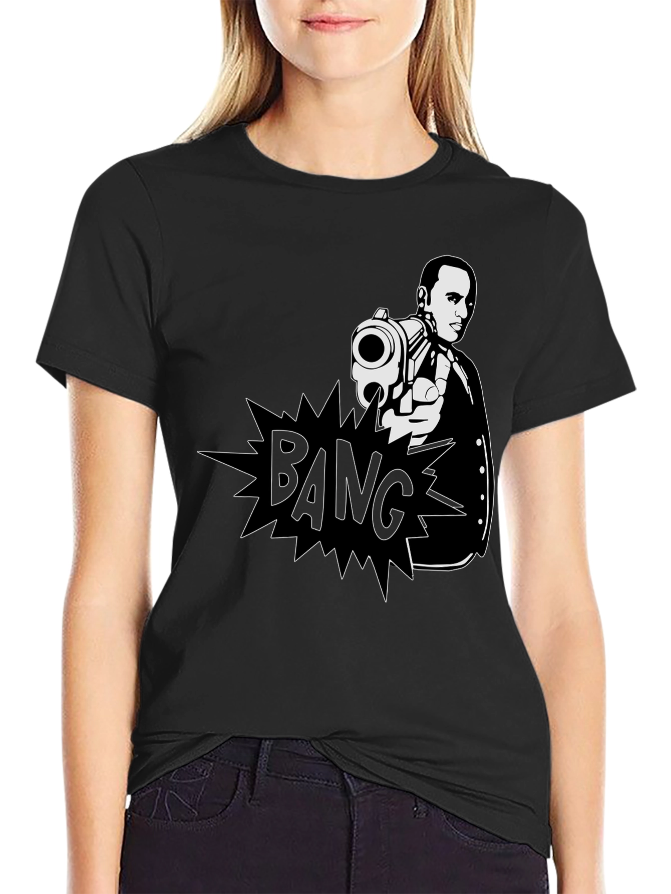 BANG! Graphic Tee - Cool Crime Movie Inspired Shirt