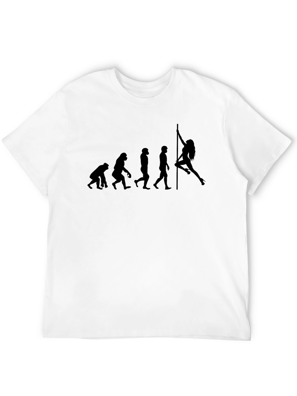 Evolution Pole Dance T-Shirt - Funny Graphic Tee