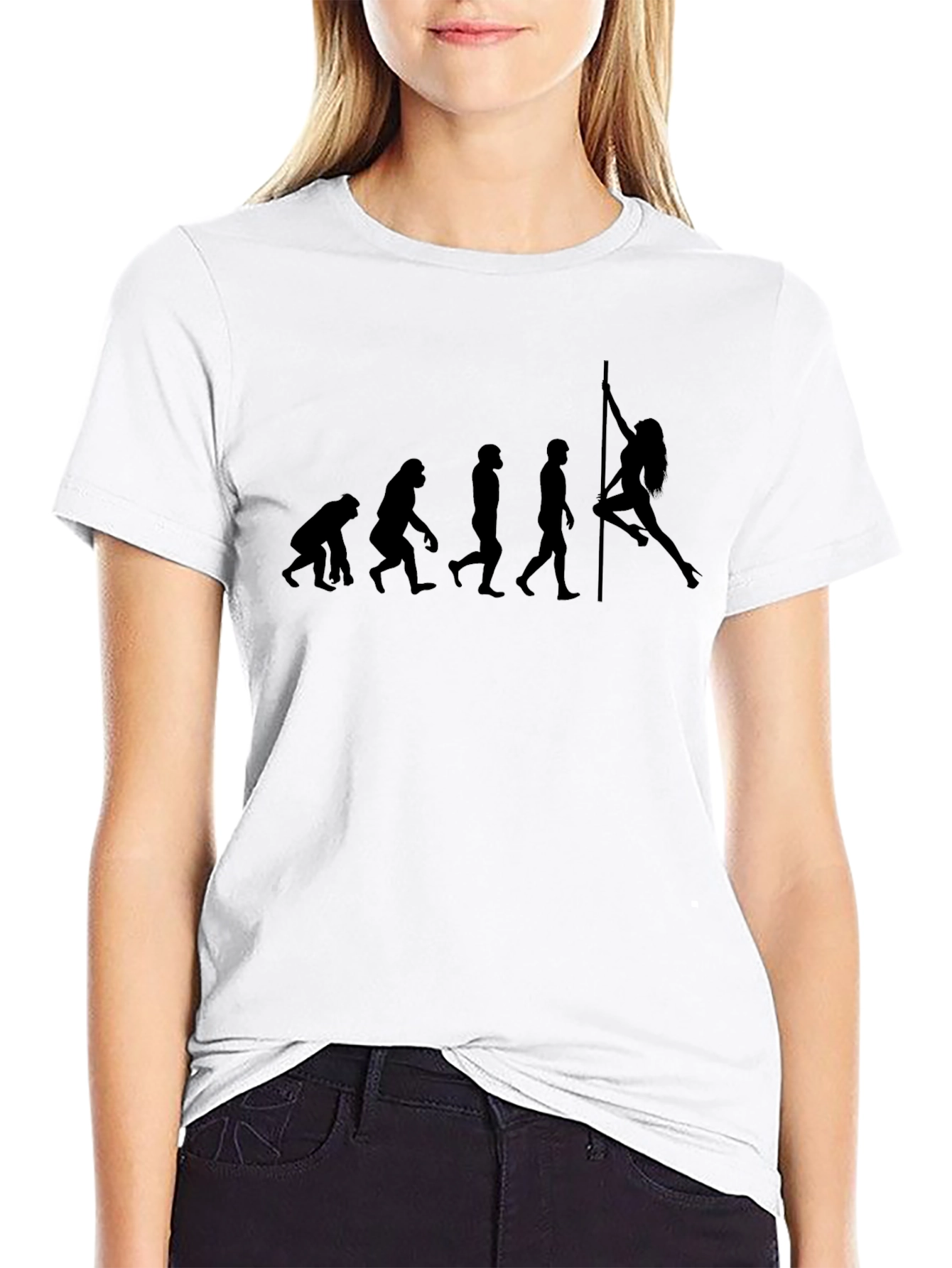 Evolution Pole Dance T-Shirt - Funny Graphic Tee