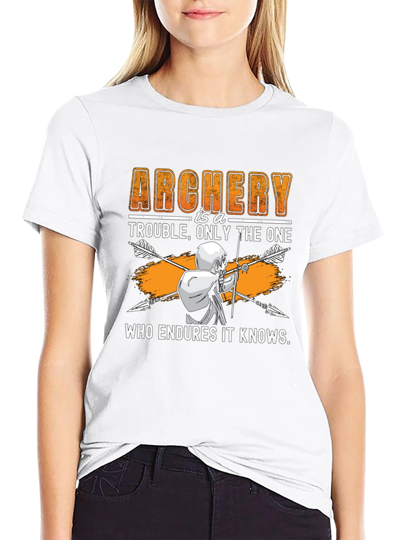 Archery Trouble T-Shirt - Endure and Know!