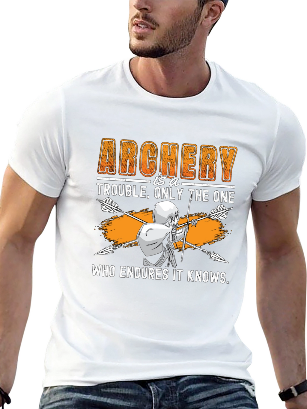 Archery Trouble T-Shirt - Endure and Know!